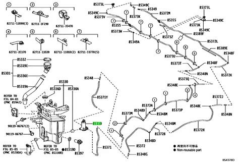 Exploring The Toyota Tundra Windshield Washer Pump With Parts Diagram