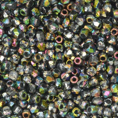 Show And Tell Czech Glass Etched Finish Beads — Beadaholique