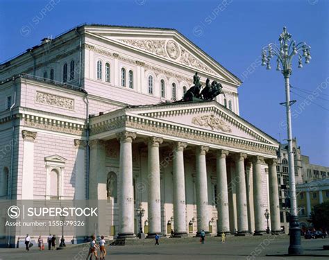 Russia Moscow Bolschoi Theater Capital Bolshoi Theaters Theaters