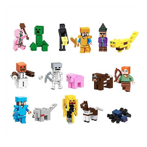 Minecraft Cartoon S Rie De Jogos Blocos De Constru O Minifiguras