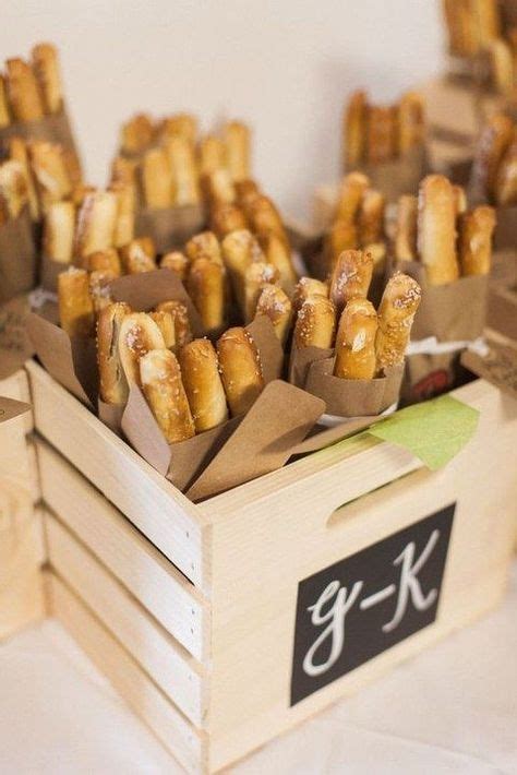 20 Creative Wedding Pretzel Station Ideas To Try With Images