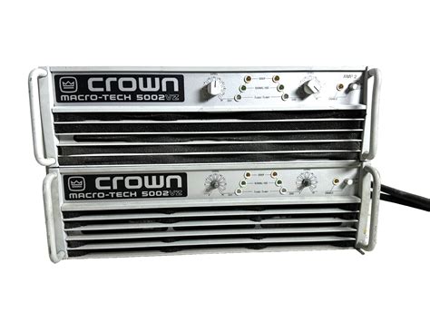 Crown Macro Tech 5002vz Power Amp 0005 Oneths Ebay