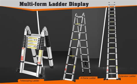 Feete Ft A Frame Telescoping Ladder Extension Ladder W Balance Bar