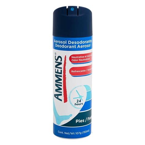 Aerosol Desodorante Para Pies Ammens Orginal Refrescante Ml Walmart