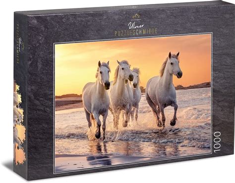 Ulmer Puzzleschmiede Pferde Puzzle Camargue Pferde Klassisches