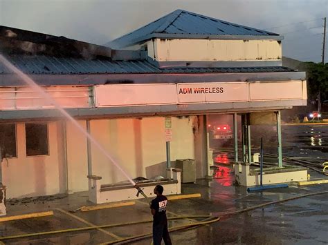 Fort Mylner Shopping Center “fully Engulfed” In Flames Update St John Tradewinds News