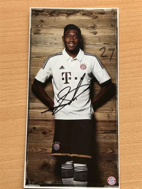 DAVID ALABA FC Bayern München Autogrammkarte original signiert S5650