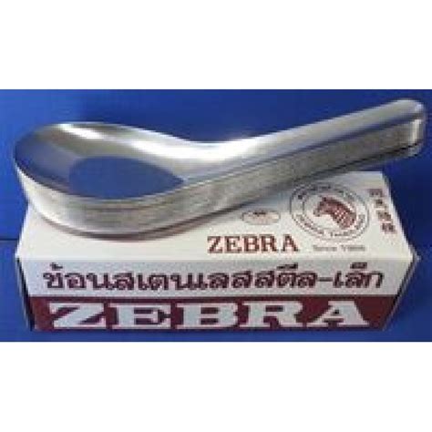 Zebra Stainless Steel Spoon S 12pcs Thai Pantry