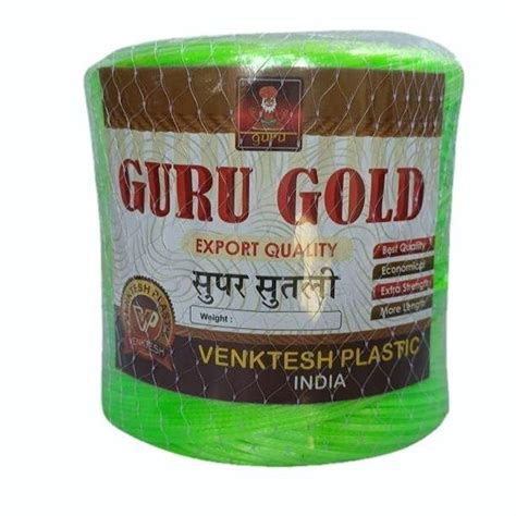 Guru Gold Green Plastic Twine At Rs Kg Dillip Nagar Ratlam Id