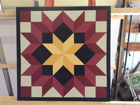 Carpenters Wheel Painted Barn Quilts Barn Quilt Designs Barn Quilt