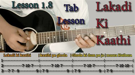 Lakadi Ki Kathi Guitar Tabs Easy Tab Lessons For Beginner Song For