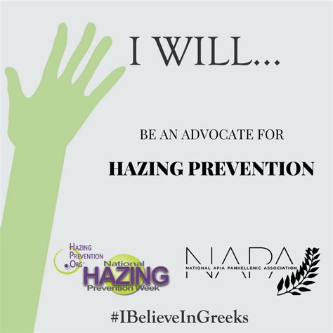 National Hazing Prevention Week 2016 National Apida Panhellenic