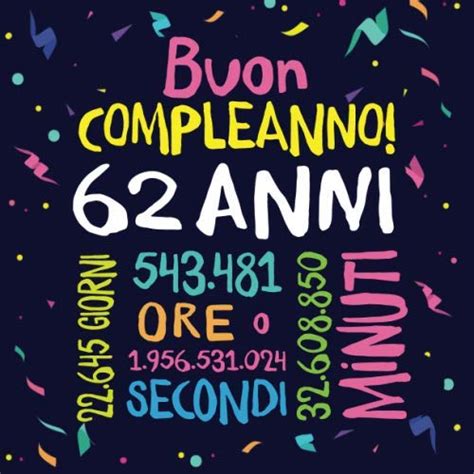 Amazon It Buon Compleanno 62 Anni Un Libro Degli Ospiti Per Il