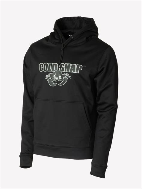 front logo hoodie cold snap outdoors