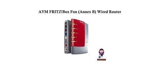 avm fritzbox fon annex  wired router specifications  datasheet