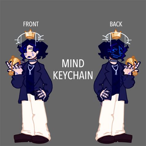 Mind C.C.C.C. Keychain - scribblesam's Ko-fi Shop