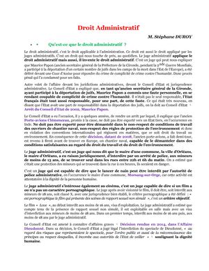 Chap La Responsabilit Administrative Chapitre La