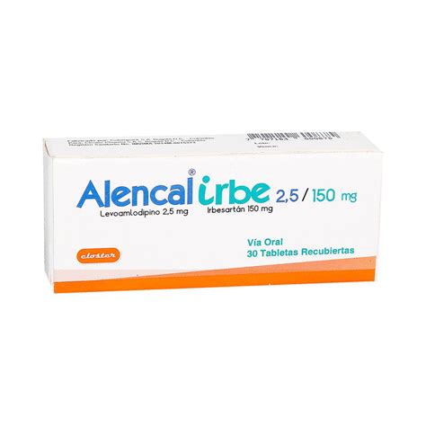 Alencal Irbe Tabletas 25mg150mg Farmacia Pasteur Medicamentos Y