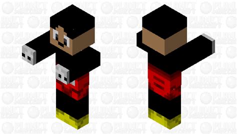 Tiny Mickey Mouse Minecraft Mob Skin