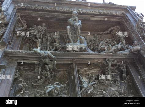 The Gates Of Hell By Auguste Rodin In Paris France Stock Photo Alamy