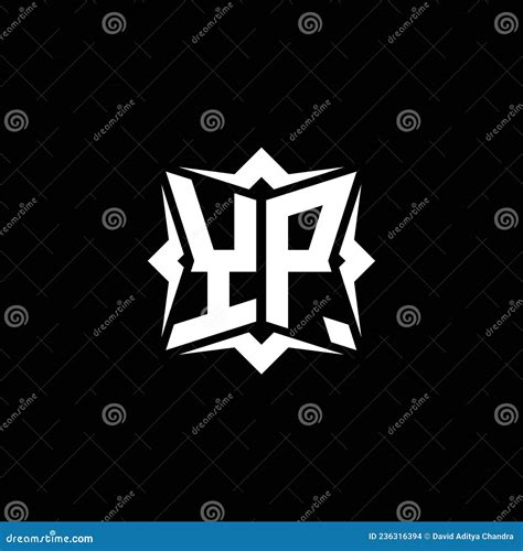 Yp Logo Monogram Geometric Modern Design Stock Vector Illustration Of