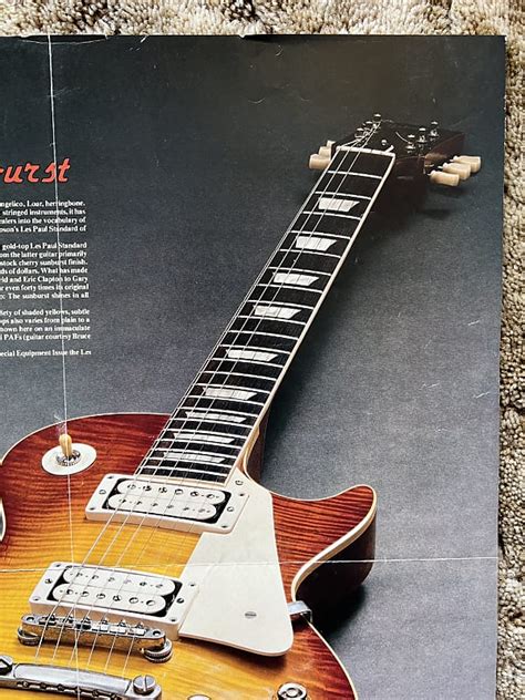 1959 Gibson Les Paul Poster From Guitar Player Magazine First Reverb