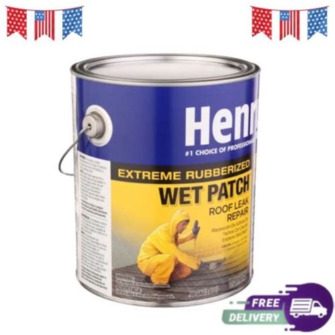 Henry Xr Extreme Rubberized Wet Patch Roof Cement Leak Repair