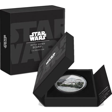 2022 Niue Star Wars Battle Scene SCARIF Silver Coin Provident Metals