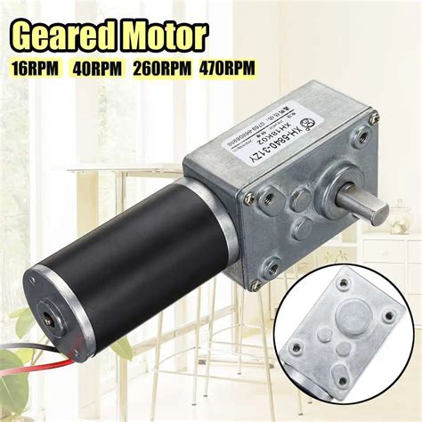 Dc V Gear Reduction Motor Turbo Geared Motor Rpm Mini