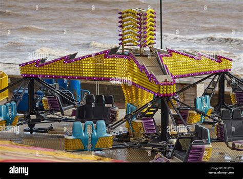 Bridlington Uk Fun Fair Ride Stock Photo Alamy