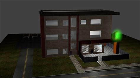Панельный дом 3D Модель $15 - .blend .3ds .unknown .fbx .obj .stl .wrl ...