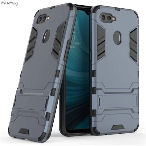 Byheyang For Oppo A Case Rubber Silicon Tpu Pc Robot Armor Back