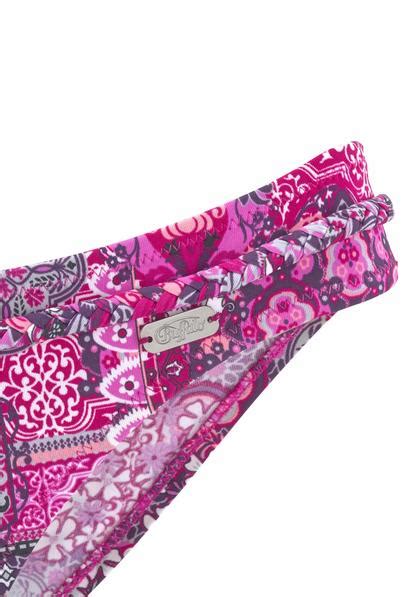 Buffalo Bikini Hose Shari Aubergine Bedruckt 32