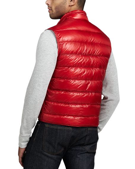 Moncler Gui Puffer Vest Red