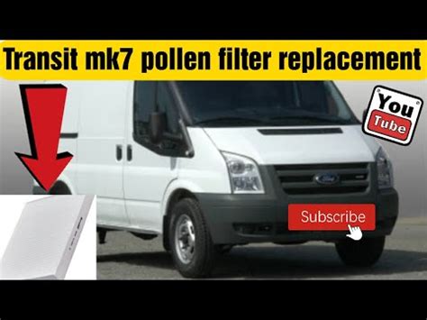 How To Replace The Pollen Filter On A Ford Transit Mk Youtube