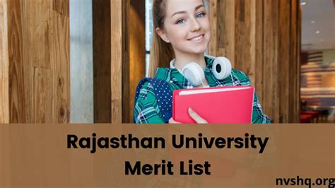 Rajasthan University Merit List St Nd Rd Ug Cut Off List At