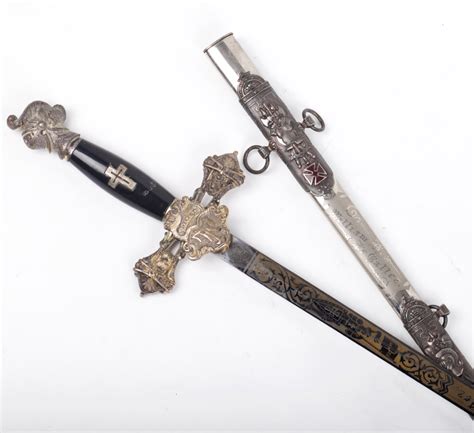 Rare Knights Of Templar Sword