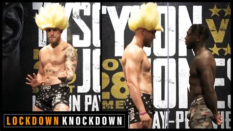 Jake Paul and Nate Robinson face-off ahead of Tyson v Jones - YouTube