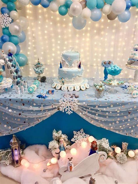 Frozen Disney Birthday Party Ideas Photo 1 Of 14 Catch My Party