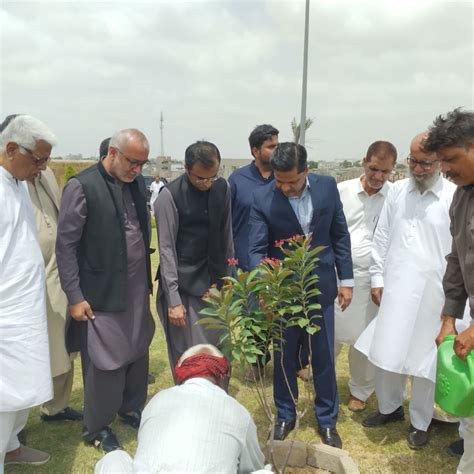 Karachi Commissioner Inaugurates Tree Plantation Campaign