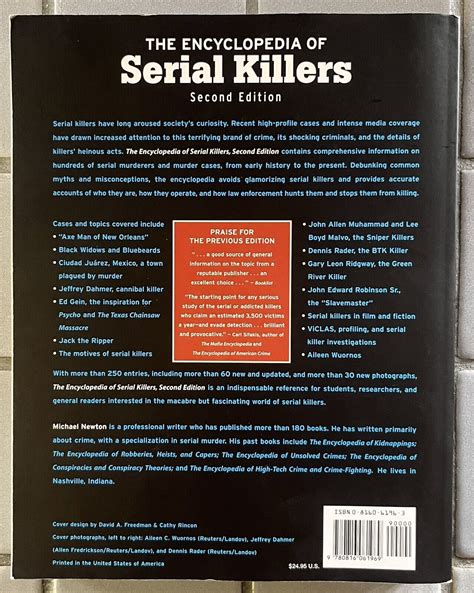 The Encyclopedia Of Serial Killers By Michael Newton Second Edition