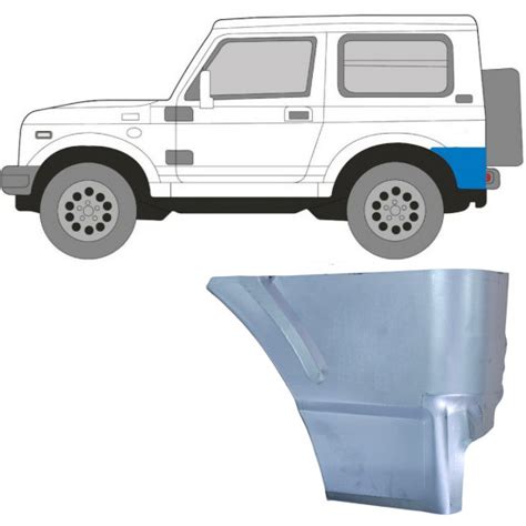 Suzuki Samurai Vorne Kotfl Gel Reparaturblech Hinten