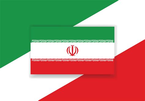 Vector Iran Flag Country Flag Design Flat Vector Flag 21569090