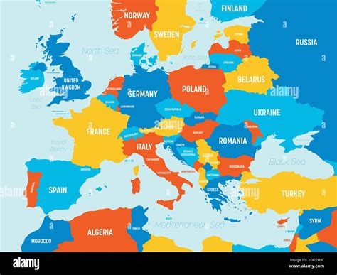 Total 87 Imagen Carte Des Pays D Europe Fr Thptnganamst Edu Vn