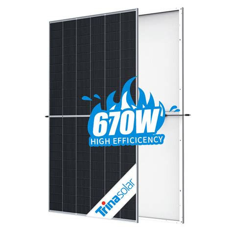 High Power Trina 650W 660W 670W Monocrystalline Solar Panel China