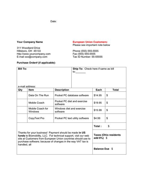 Sample Invoice Download Free Documents For Pdf Word And Excel