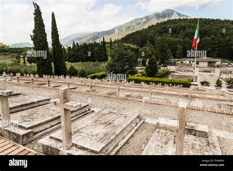 Polish WWII Cemetery In Monte Cassino Italy Stock Photo Alamy