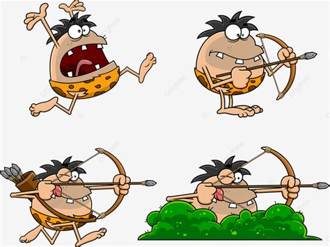 Caveman Cartoon Characters Age Ancient, Cartoon Clipart, Tooth, Man PNG ...