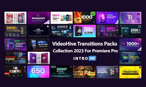 Videohive Transitions Packs Collection For Premiere Pro Intro Hd