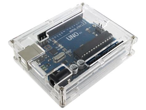 Case Para Arduino Uno Parafusos Em Acr Lico Transparente Usinainfo